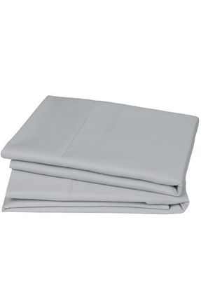 California Design Den Set of 2 Pillowcases - Grand Indulgence 1000 Thread Count 100% Cotton Sateen in Light Grey at Nordstrom, Size Standard