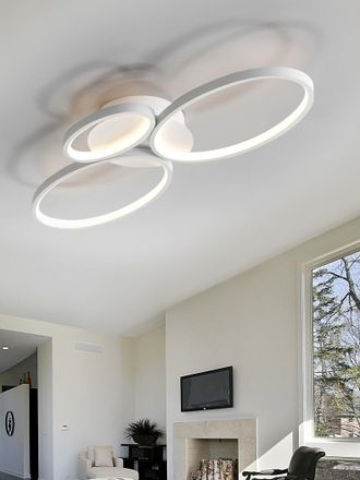 Schuller Plafon Sios Led 3 Aros Blanco