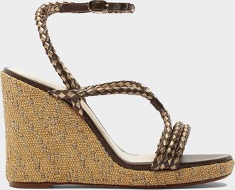 Alexandre Birman 100mm Elba Wedge Sandals