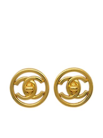 Chanel Orecchini a clip CC 1997 - Oro