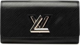 Louis Vuitton Pre-owned Twist Wallet - Dames - Vintage Accessoires - Zwart - ONE Size - Leer - Vintage