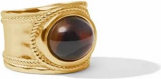Julie Vos Womens Madison Ring In Tortoiseshell
