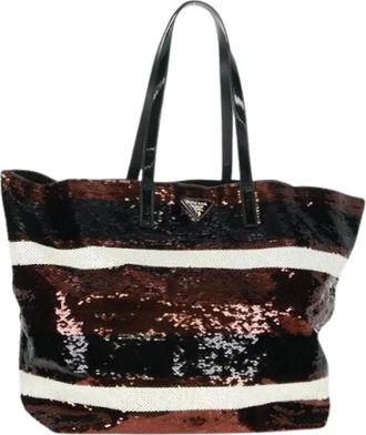 Prada Pre-owned Tote Bags, female, Multicolor, Size: ONE SIZE Pre-owned Vintage Tote Bag