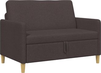 vidaXL Sof&aacute; Con Almacenamiento Marr&oacute;n Oscuro 122 X 78 X 87 Cm Vidaxl