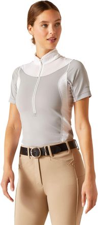 Ariat Womens Ascent Show Shirt in Light Ebony, Size X-Large, by Ariat