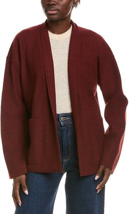 Eileen Fisher Eileen Fisher High Collar Wool Jacket