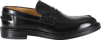 Corvari Gepolijste Leren Loafer - Heren - Loafers - Zwart - 39 1/2 EU - Leer - Schoenen