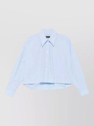 Fabiana Filippi dress abstract print embroidered long sleeves pleated skirt