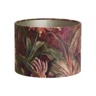 Light & Living Pantalla De L&aacute;mpara - Passion - Violeta - Textil - Light&living