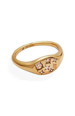 Alex and Ani Zodiac Ring in Gold Scorpio at Nordstrom, Size 7