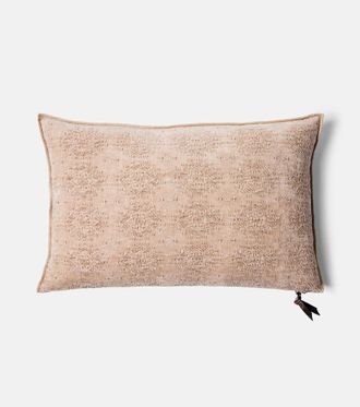 Maison de Vacances Cotton-blend jacquard cushion