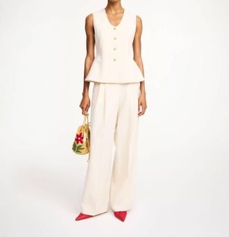 By Malene Birger Merlin Classic Vest In Pearl