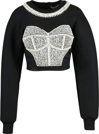 Dolce & Gabbana Mujer, Sudaderas, Negro, Talla: 2XS