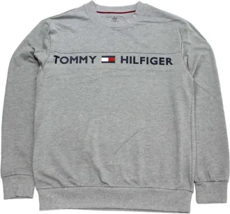 Tommy Hilfiger Mens Modern Essentials Long Sleeve T-Shirt In Gray Heather
