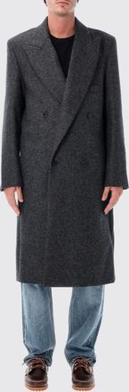 J.W.Anderson Cappotto lungo doppiopetto in lana con rever a lancia