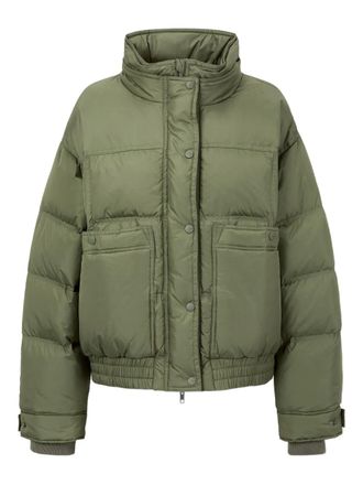 TOMBOY concealed-hood down jacket - women - Nylon/Duck Down/Down - OS - Green