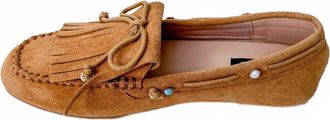 Naughty Monkey Womens Moccasin Flats In Tan