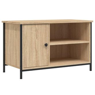 vidaXL Vidaxl - Mueble Para Tv Madera Contrachapada Roble Sonoma 80x40x50 Cm