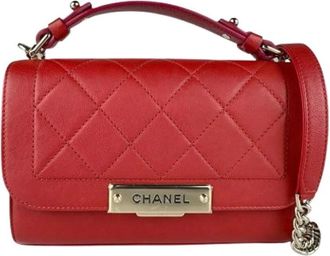 Chanel Pre-owned Schoudertas - Dames - Vintage Schoudertas - Rood - ONE Size - Leer - Vintage