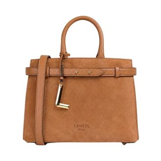 Lancel Tassen, Dames, Bruin, ONE Size, Leer, Faubourg Carryall
