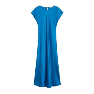 Pennyblack Maxi Dresses, female, Blue, S, Double-satin Dress