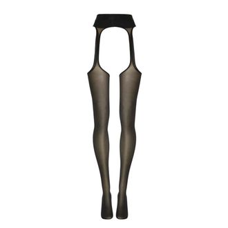 Wolford Synergy 40 Leg Support Cut-Out Tights - Underwear - Mujer - Negro - XS