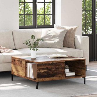 vidaXL vidaXL Tavolino da salotto Legno vecchio 80 x 80 x 36,5 cm