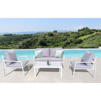 Milani Home Milani Home - lucius - salotto da giardino in alluminio e poliestere