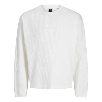 Jack & Jones Jack And Jones Heren Geribde Relaxed Fit Trui (Wolkendanser)