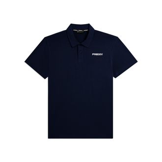 Freddy Polo in heavy jersey stretch con logo