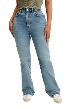 Cotton On Womens Curvy Flare Jean in Mia Blue at Nordstrom, Size 10