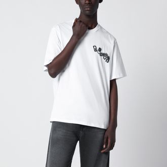 Amiri White Domino Cotton T-Shirt