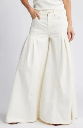 Free People Pandora Wide Leg Jeans in Heavenly at Nordstrom, Size 24