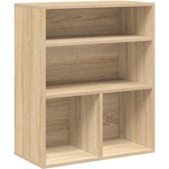 vidaXL Estanter&iacute;a Madera Ingenier&iacute;a Color Roble 60x30x71,5 Cm Vidaxl