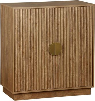 Sweeek 80cm exotic 2-door sideboard, Celian, Mango effect, 80x40x85 cm