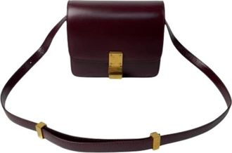 Celine Pre-owned Cross Body Bags, female, Red, Size: ONE SIZE Pre-owned Vintage Shoulder Bag