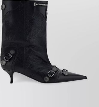 Balenciaga leather ankle boots
