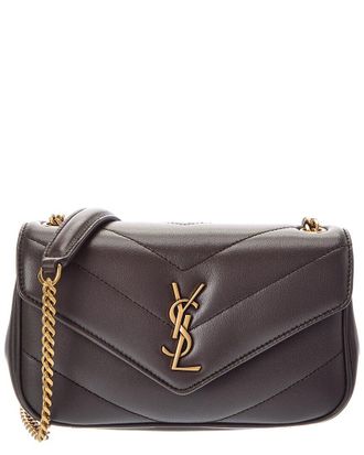 Saint Laurent Loulou Mini Leather Crossbody