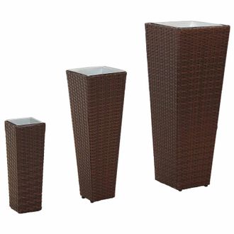 vidaXL Conjunto De Jard&iacute;n 3 Pcs Metal Vidaxl