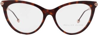 Philipp Plein Demo Cat Eye Ladies Eyeglasses VPP037S 0722