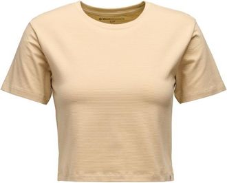 Black Diamond BD Stripe Crop S/S Tee T-Shirt f&uuml;r Damen | beige