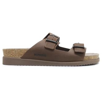 Mephisto Mephisto Harmony Nubuck Womens Slides Sandals - Dark Brown - Size:UK 5.5