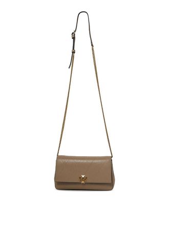 Tory Burch Charlie Matelass Mini Bag In Cement Leather
