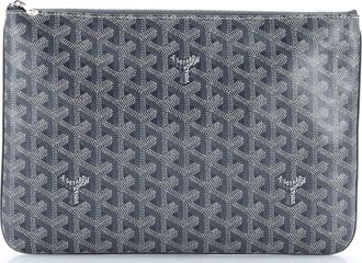 Goyard Senat Zip Pouch Coated Canvas MM