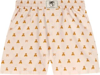 Palm Angels Shorts mit Mini-B&auml;r-Monogramm