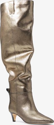 Michael Kors Daniela Metallic Leather Boot
