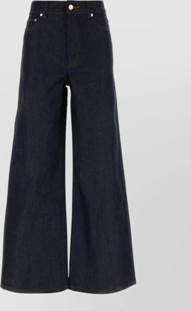 A.P.C. denim wide-leg trousers
