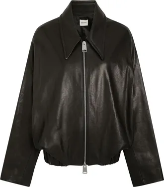 Khaite Odin Leather Jacket - Black - M (UK12 / M)