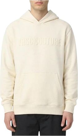 Versace Jeans Couture Felpa Vrsc Couture - Heren - Hoodies - Wit - L - Katoen - Hoodies & sweatvesten