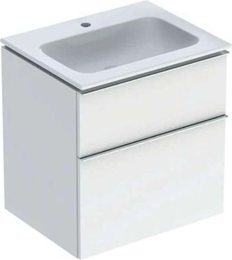 Keramag Keramag - Geberit Icon Set Mueble Lavabo Con Mueble Bajo Lavabo, 2 Cajones